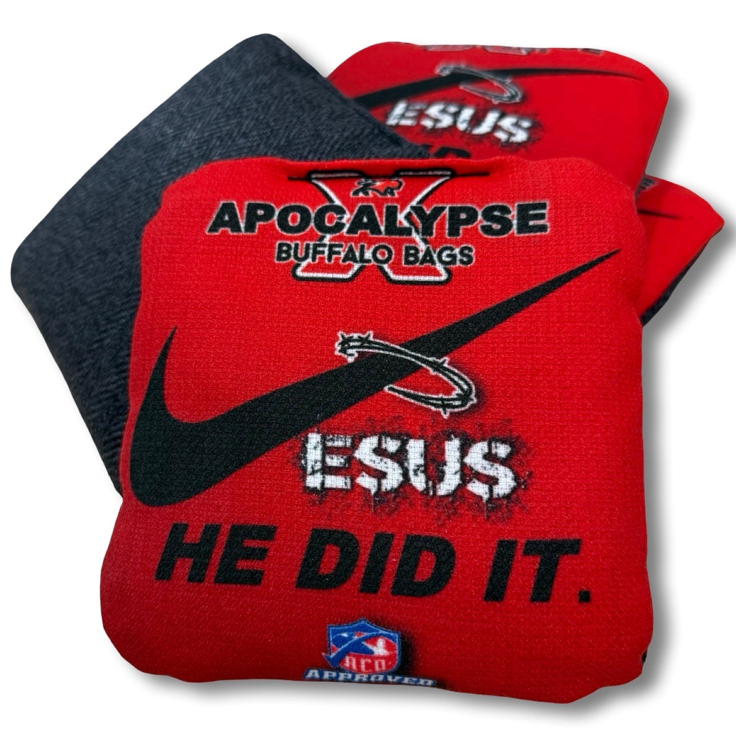 Apocalypse Design Closeout Buffalo Boards HE DID IT ACO STAMP