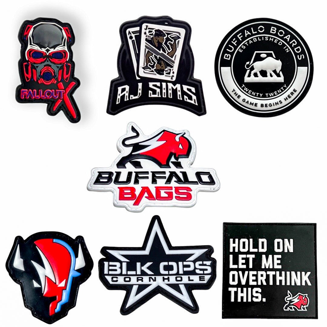Buffalo 3D Rubberized Velcro Patch Collection