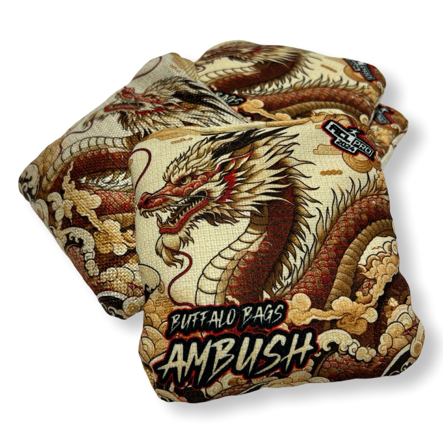 Buffalo Bags - Ambush - Japanese Gold Limited Edition - 2024 ACL PRO BAGS Buffalo Boards Ryu no Sora (dragon) 