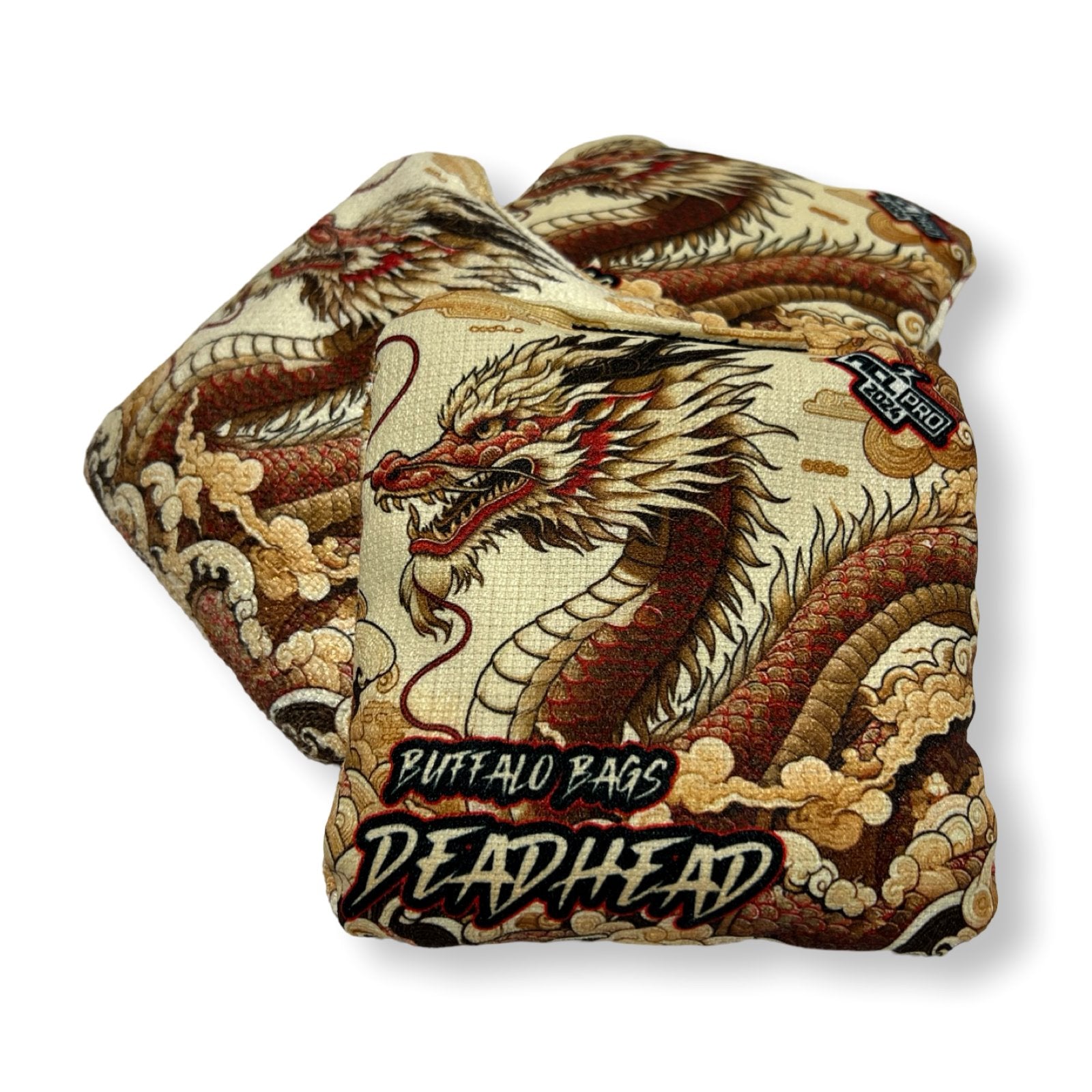 Buffalo Bags - Dead Head - Japanese Gold Limited Edition - 2024 ACL PRO BAGS Buffalo Boards Ryu no Sora (dragon) 
