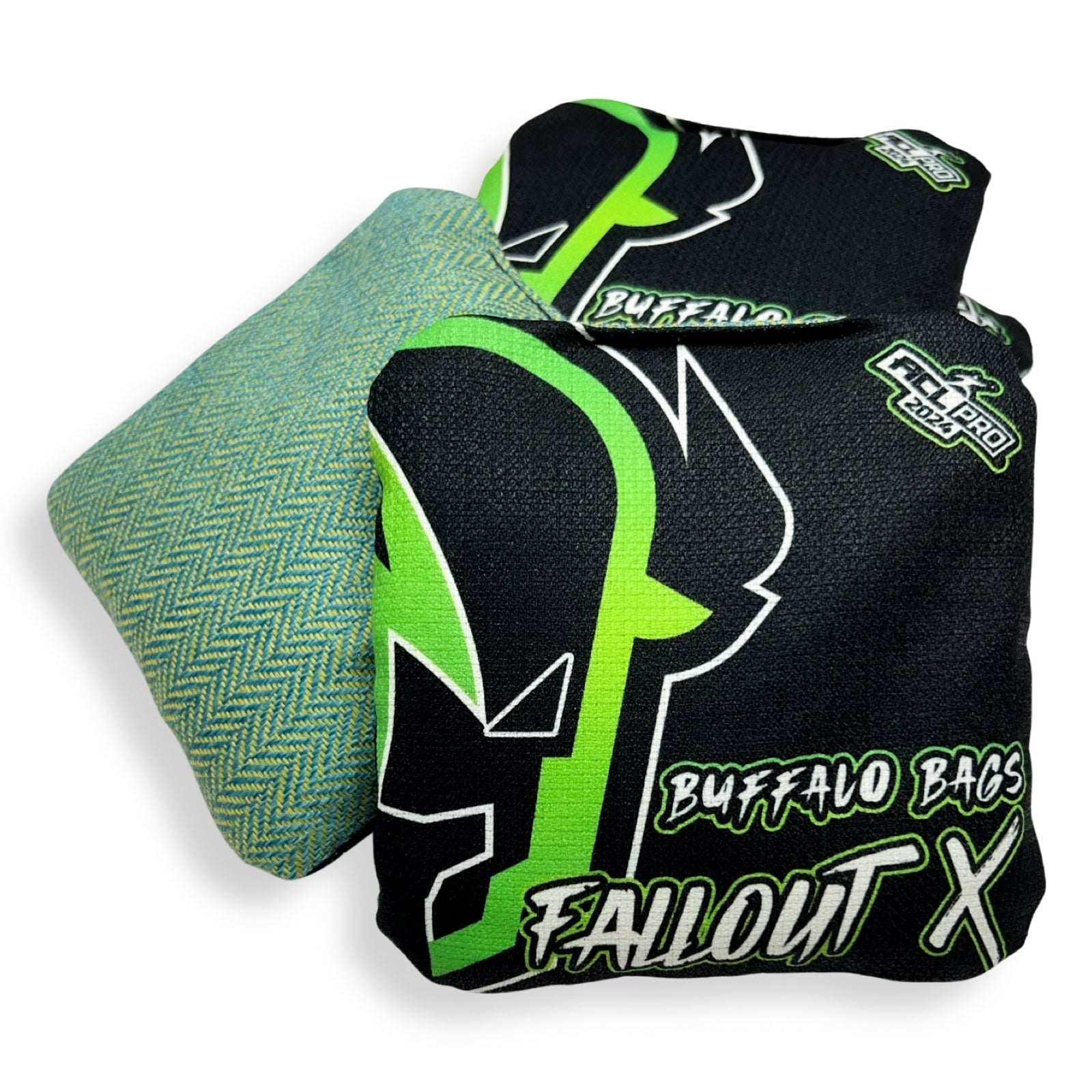 Buffalo Bags - Fallout X - Basics - 2024 ACL PRO BAGS Buffalo Boards Black with Green Herringbone 