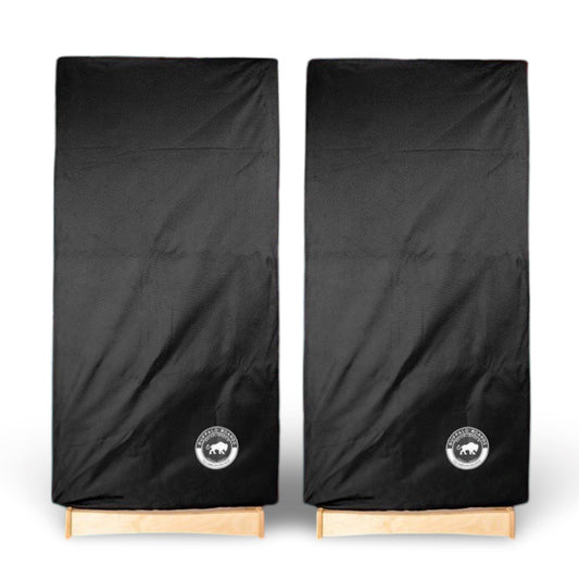 Buffalo Black - Padded Cornhole Boards Cover Set BOARD ACCESORIES Buffalo Boards