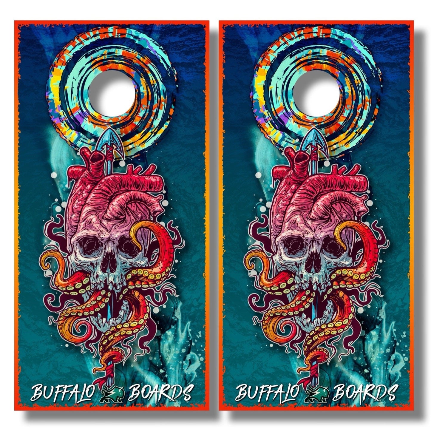 Buffalo Legends- Davy Jones - Professional Regulation Cornhole Boards BOARD Buffalo Boards