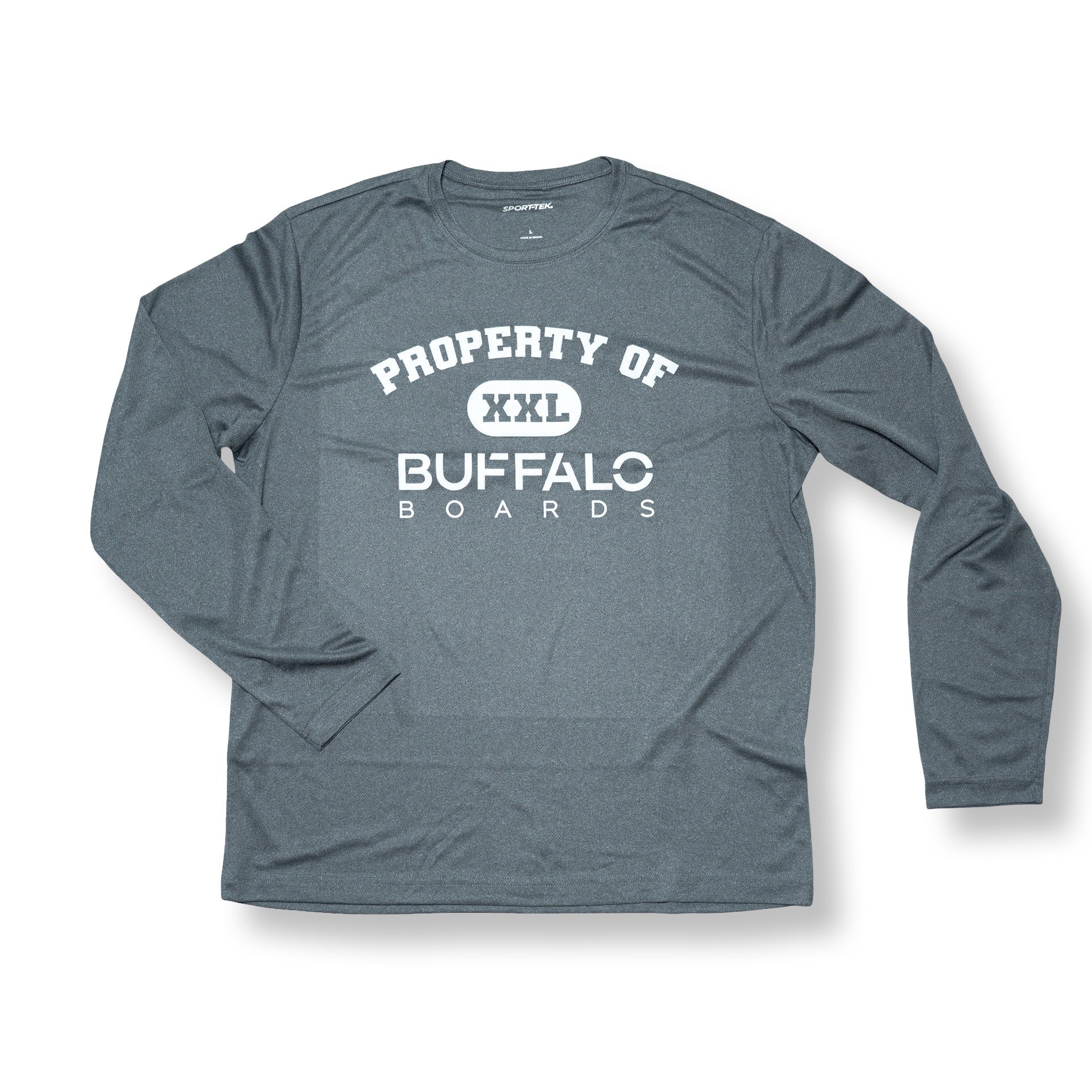 Buffalo Long Sleeve Dry Fit shirt Buffalo Boards Grey Small