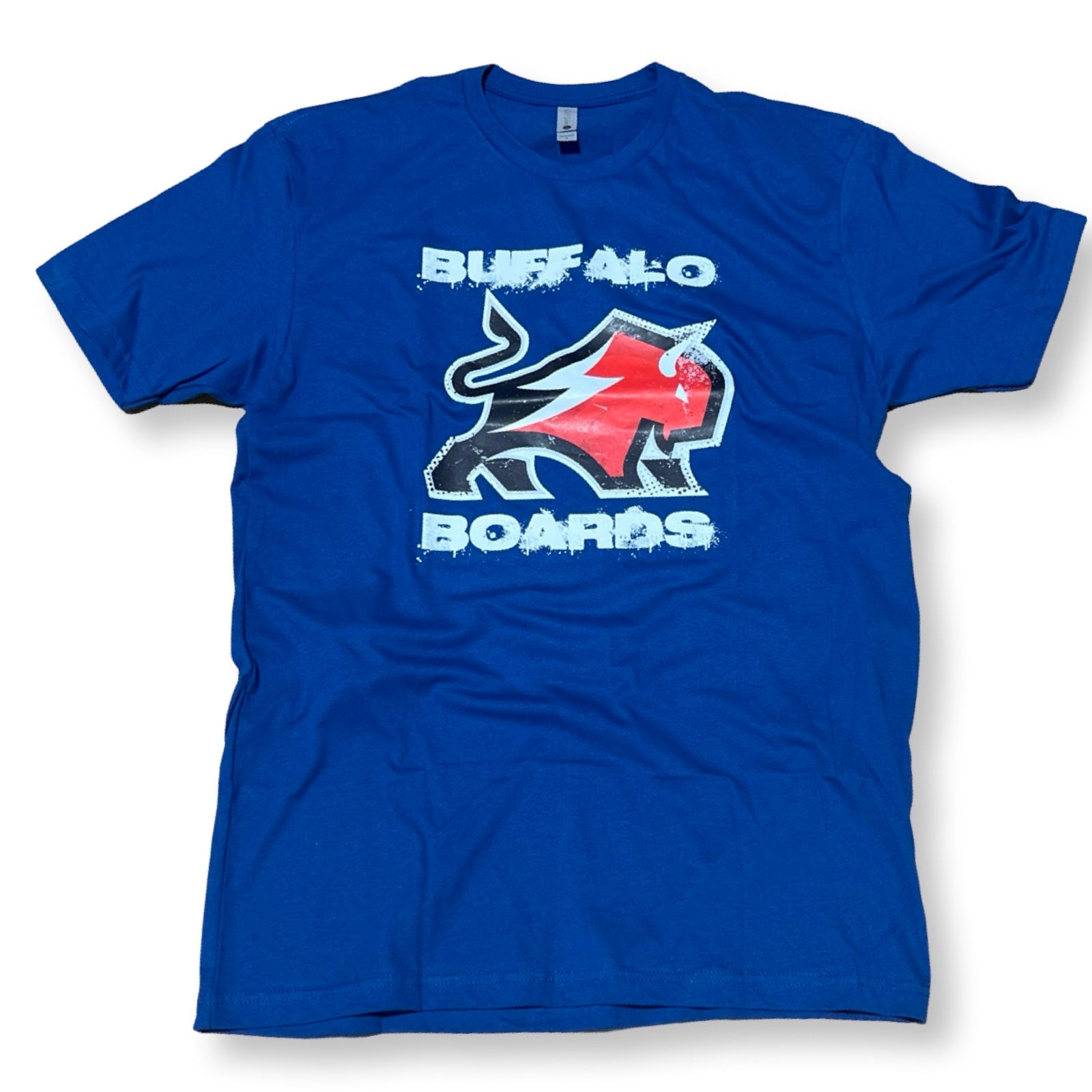 Buffalo Next Level Grunge T-Shirt T-SHIRT Buffalo Boards BLUE LARGE 