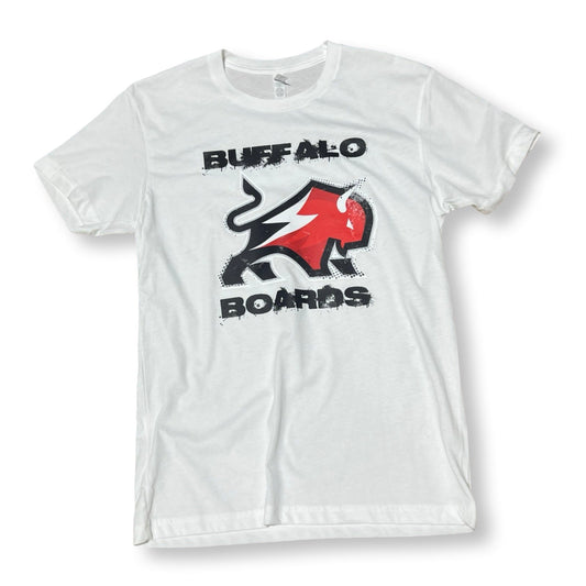 Buffalo Next Level Grunge T-Shirt T-SHIRT Buffalo Boards WHITE LARGE 