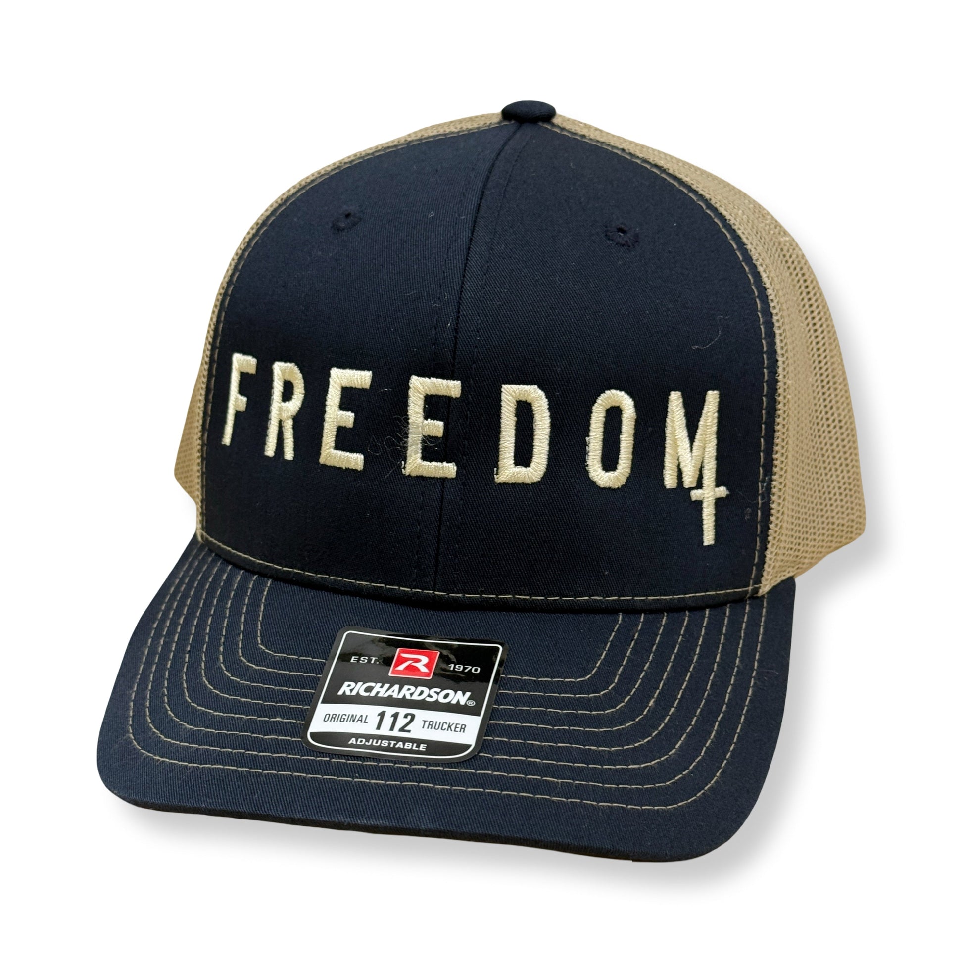 CK FREEDOM - R112 snapback HAT Buffalo Boards NAVY / KHAKI
