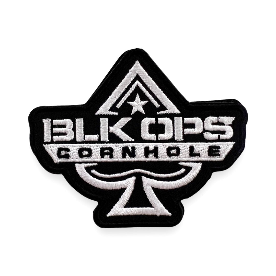 Buffalo Bags Embroidered Patches PATCH Buffalo Boards BLK OPS Cornhole Black