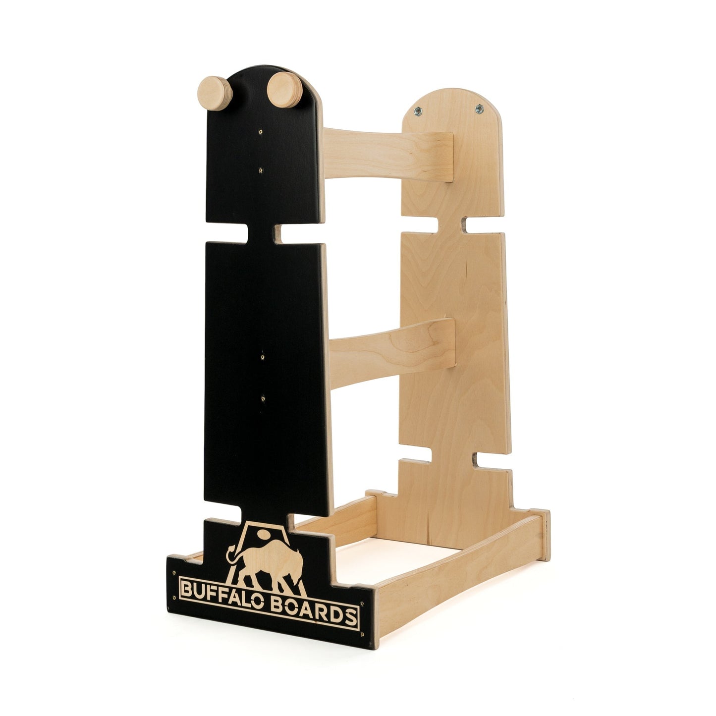 Buffalo Boards Pro Cornhole Board Stand - Classic Buffalo Designs BOARD ACCESORIES Buffalo Boards BLACK 