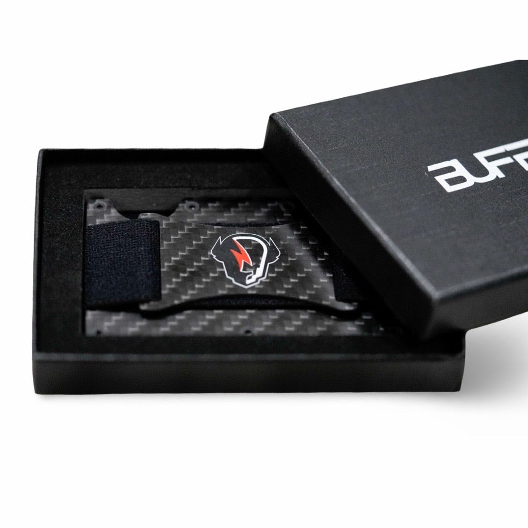 Buffalo Carbon Fiber Wallet PATCH Buffalo Boards 