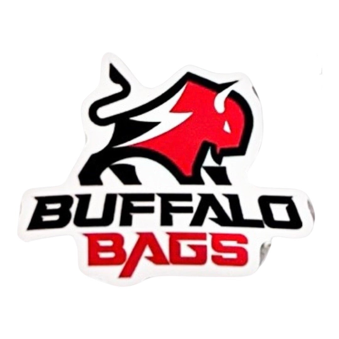 Buffalo Bags Decal Sticker Collection Decal Buffalo Boards Buffalo Bags Red and Black 