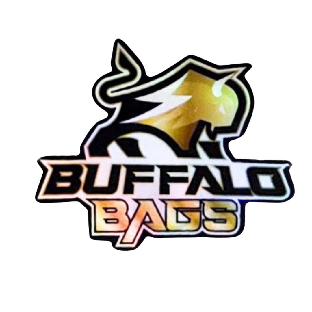Buffalo Bags Decal Sticker Collection Decal Buffalo Boards Buffalo Bags Reflective Gold 