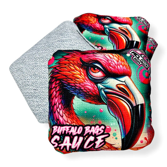 Buffalo Bags - Sauce - Pink Flamingo - 2024 ACL PRO BAGS Buffalo Boards 