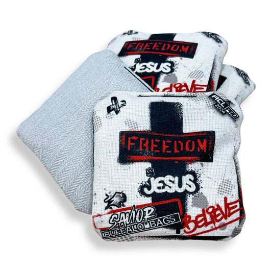 Buffalo Bags - Savior - Freedom in Jesus - 2024 ACL PRO BAGS Buffalo Boards 