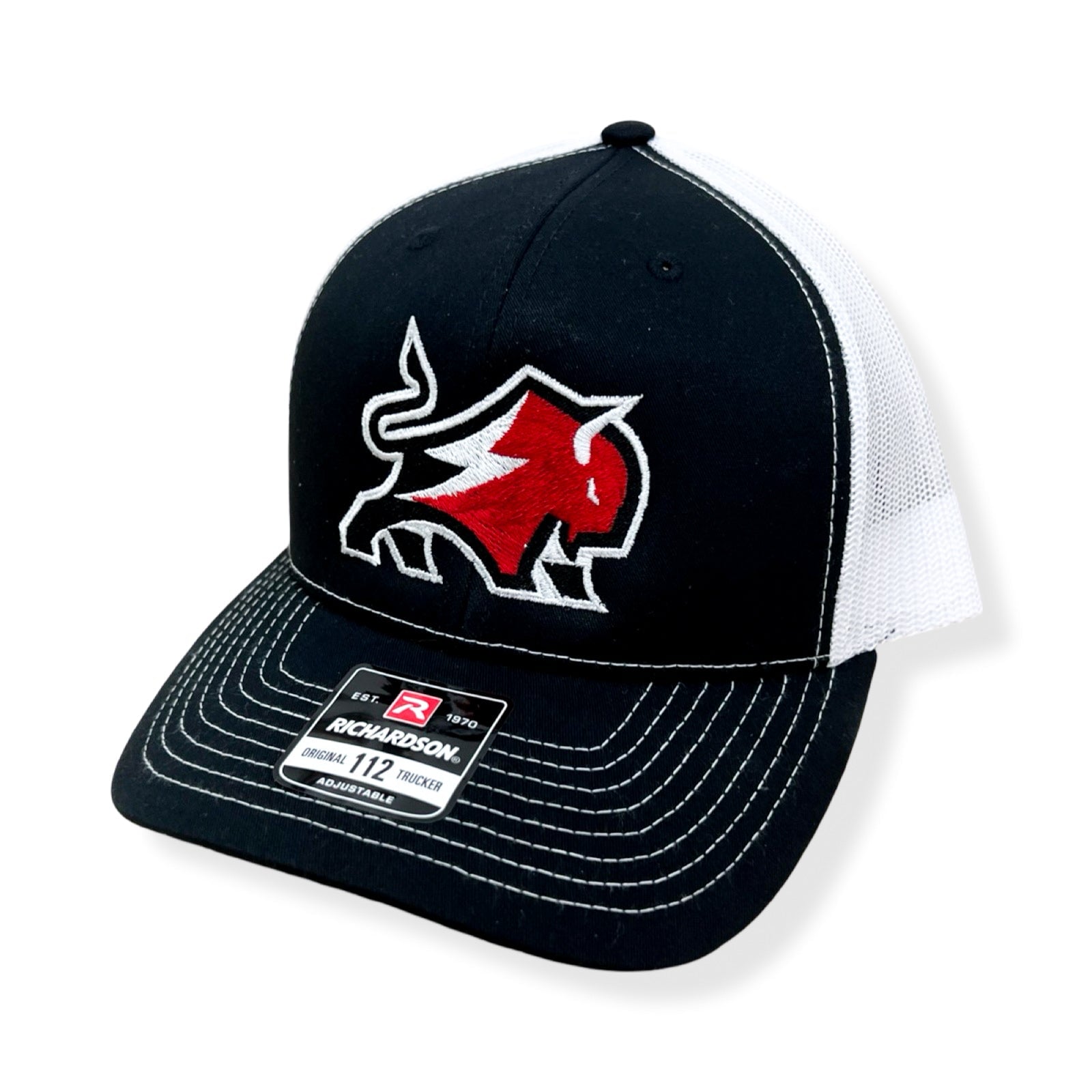 Buffalo Boards Hat - 112 Original Trucker Snap Back - Red Buffalo