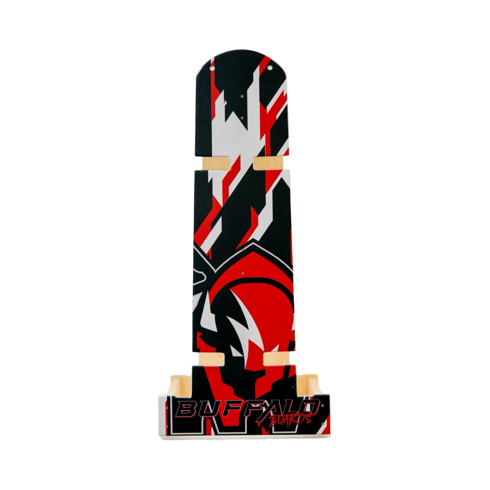 Buffalo Boards - Pro Cornhole Board Stand - Classic Buffalo Design BOARD ACCESORIES Buffalo Boards Red Digi Camo 