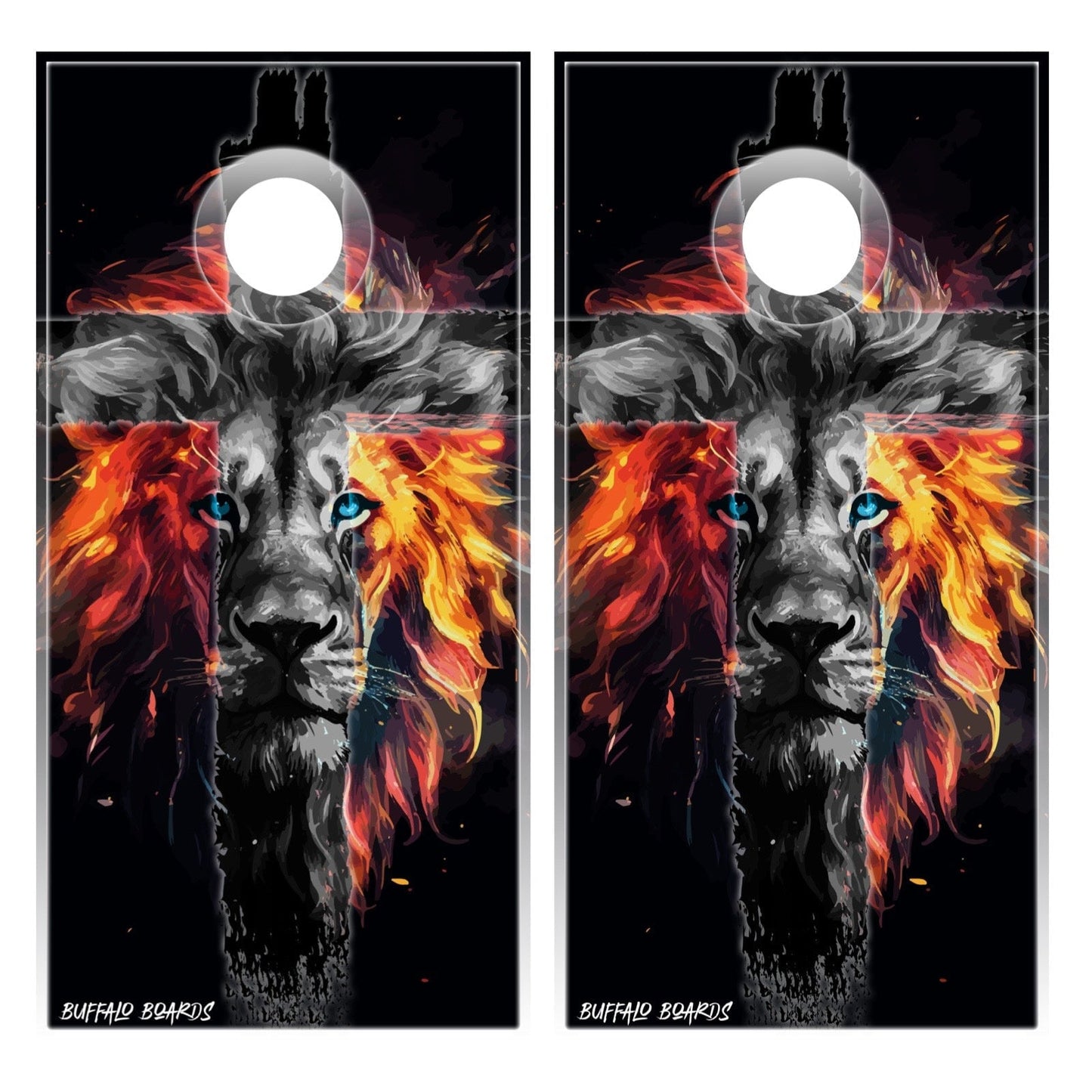 Buffalo - Lion of Judah - Professional Regulation Cornhole Boards BOARD Buffalo Boards 