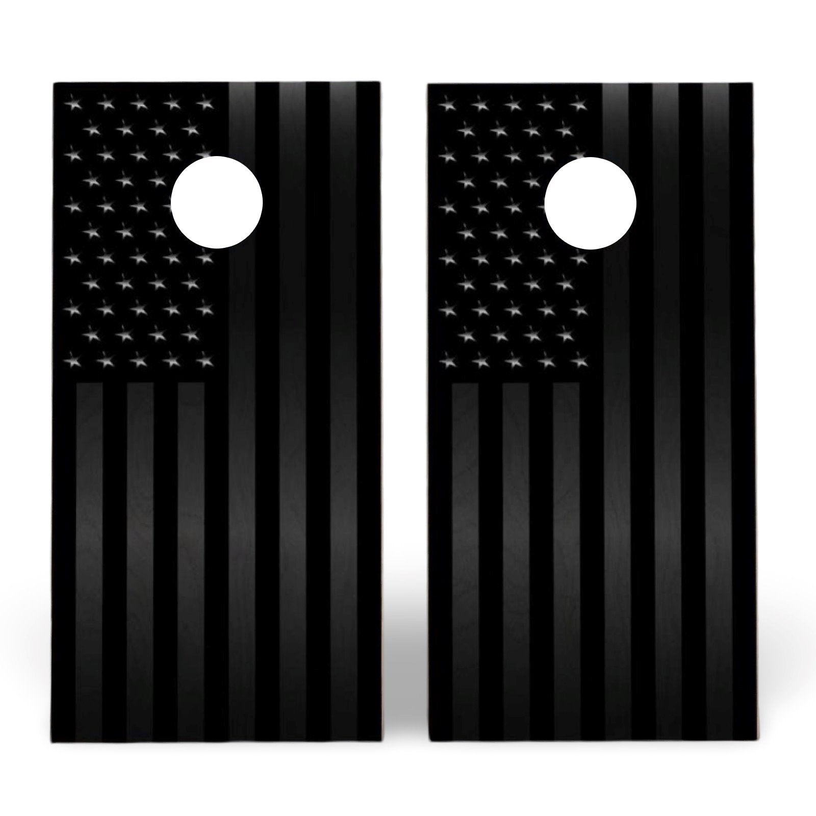 Buffalo - Monochrome American Flag - Professional Regulation Cornhole Boards BOARD Buffalo Boards 