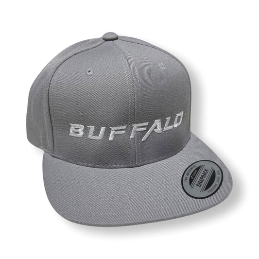 Buffalo Signature Yupoong Flat Bill Hat HAT Buffalo Boards Grey 
