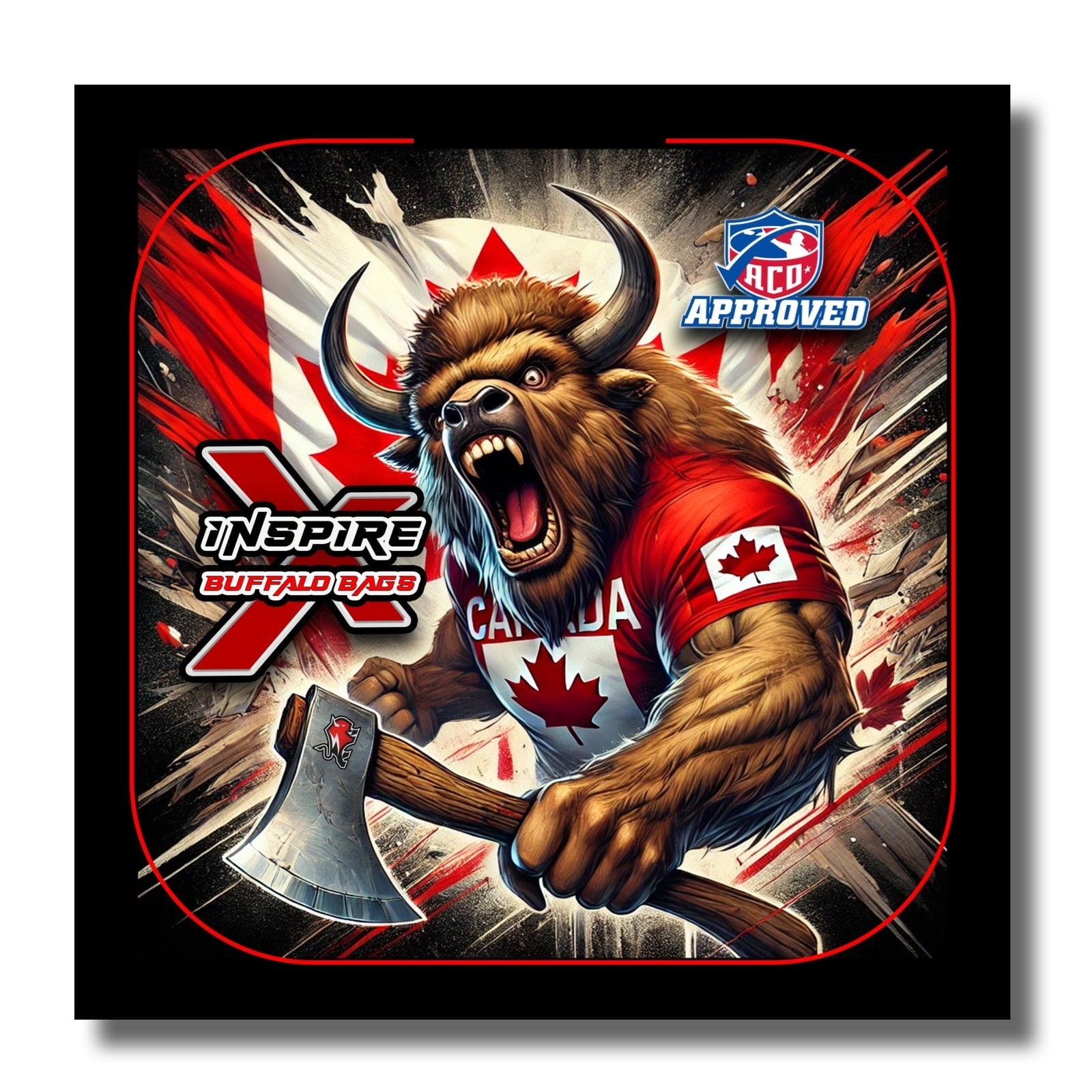 Canada BEAST Collection ACO - All Series Buffalo Boards RED SHIRT APOCALYPSE STANDARD FLAT DISC