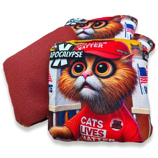 CLOSE OUT APOCALYPSE - LIMITED Quantities - ONLY 1 SET AVAILABLE Buffalo Boards CATS LIVES MATTER 