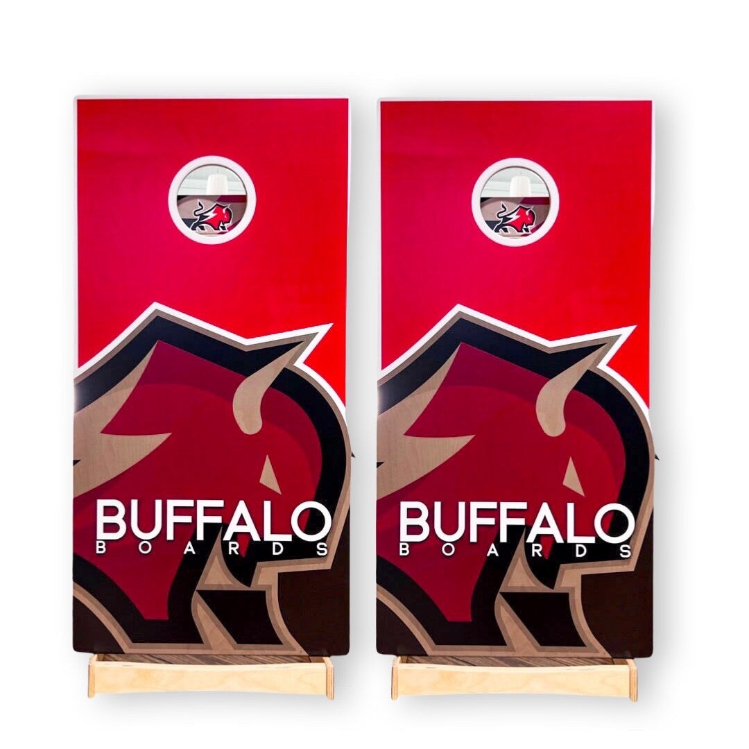 FULL COLOR BUFFALO SPORT Edition Professional Cornhole Boards BOARD Buffalo Boards 