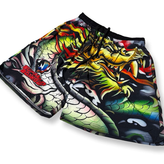 Graffiti Dragon Shorts HAT Buffalo Boards 