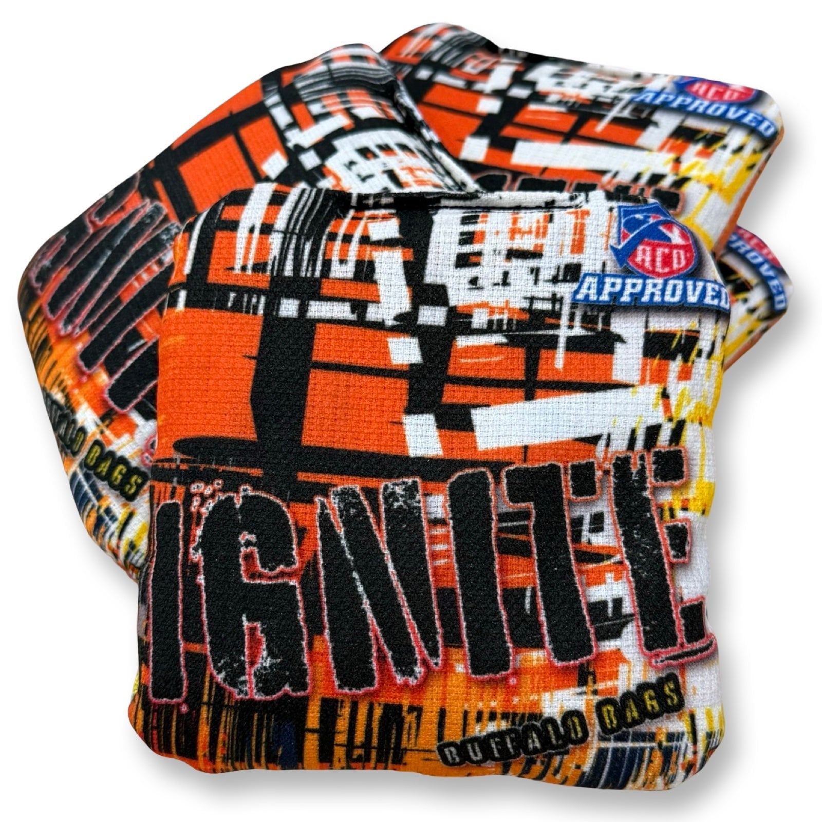 Ignite Design Closeout Buffalo Boards Orange Grunge ACO STAMP 