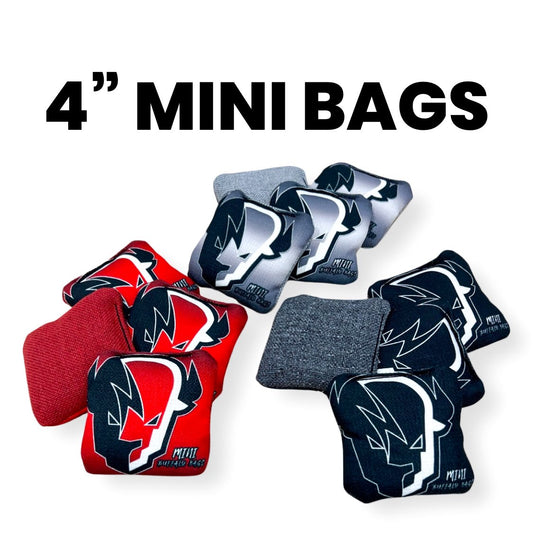Mini Buffalo Cornhole Bags - 4 inch Size BAGS Buffalo Boards 