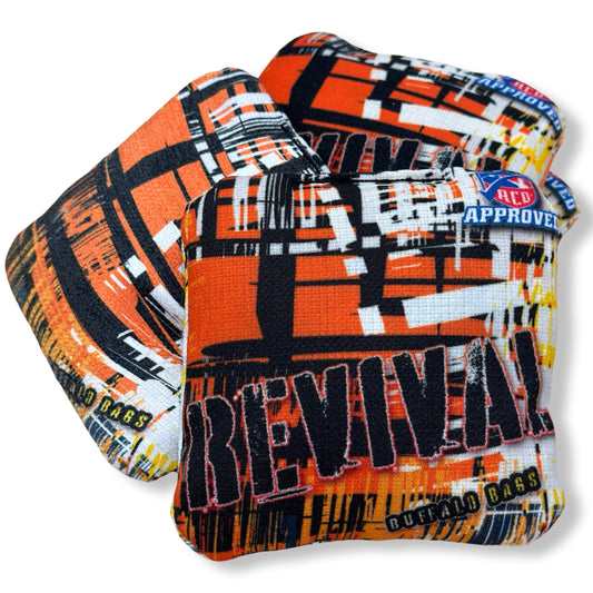 REVIVAL DAILY DEALS Buffalo Boards ACO STAMPED Orange Grunge 