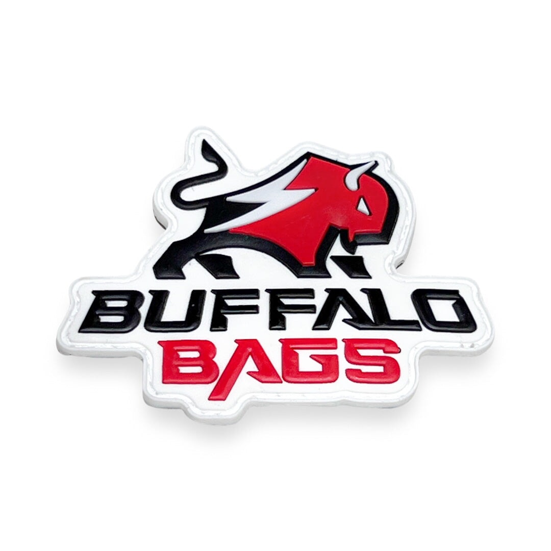 3 inch 3d PVC Buffalo Bags Patch PATCH Buffalo Boards 
