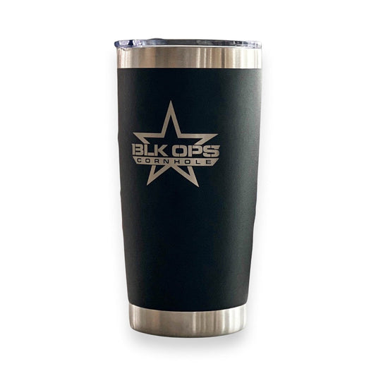 BLK OPS matte black stainless 20 oz Premium Tumbler with Magnetic Lid BAGS BLK OPS BLK OPS 