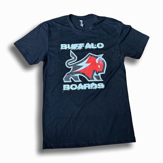 BUFFALO SPORT GRUNGE Next Level T-Shirt T-SHIRT Buffalo Boards BLACK MED 