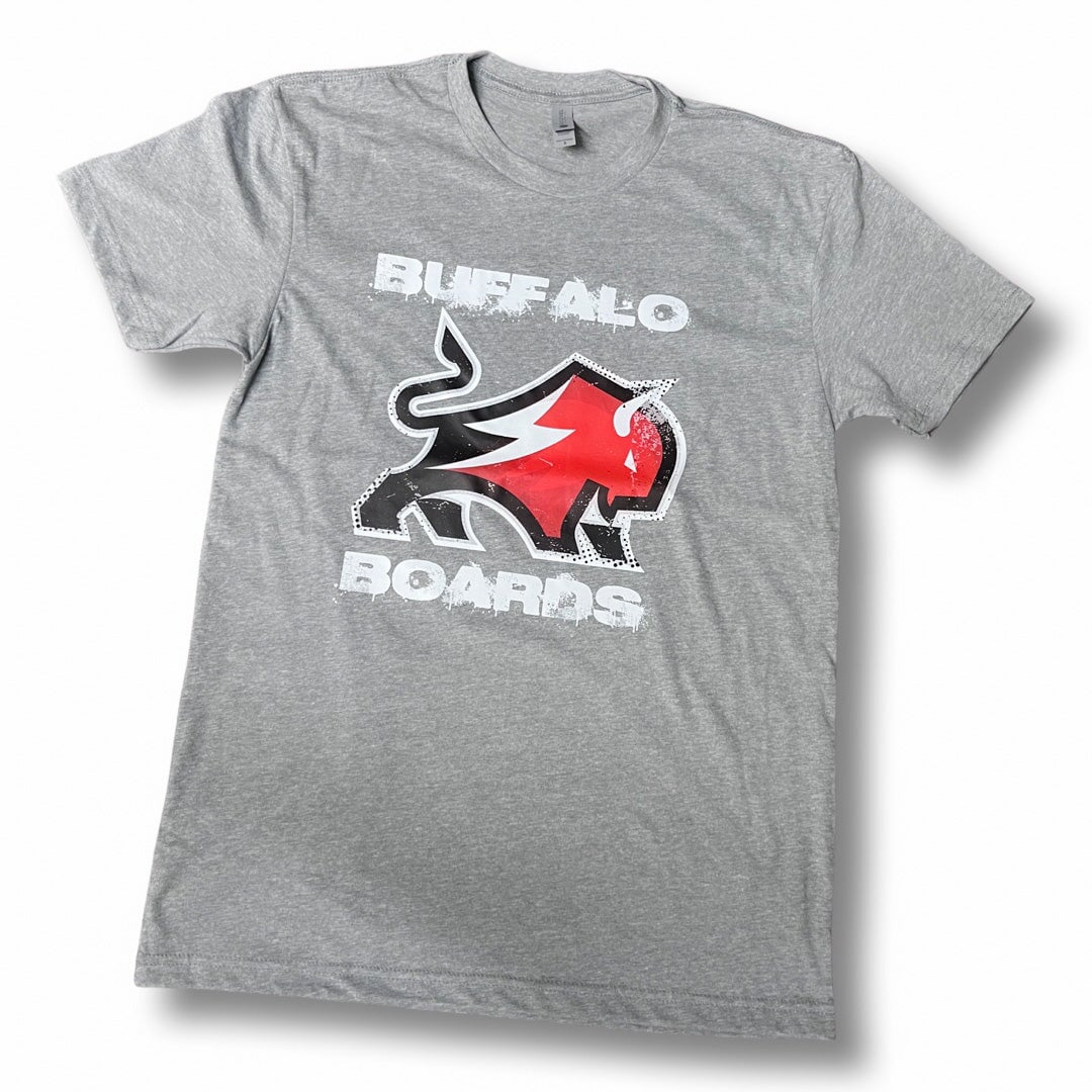 BUFFALO SPORT GRUNGE Next Level T-Shirt T-SHIRT Buffalo Boards GREY MED 